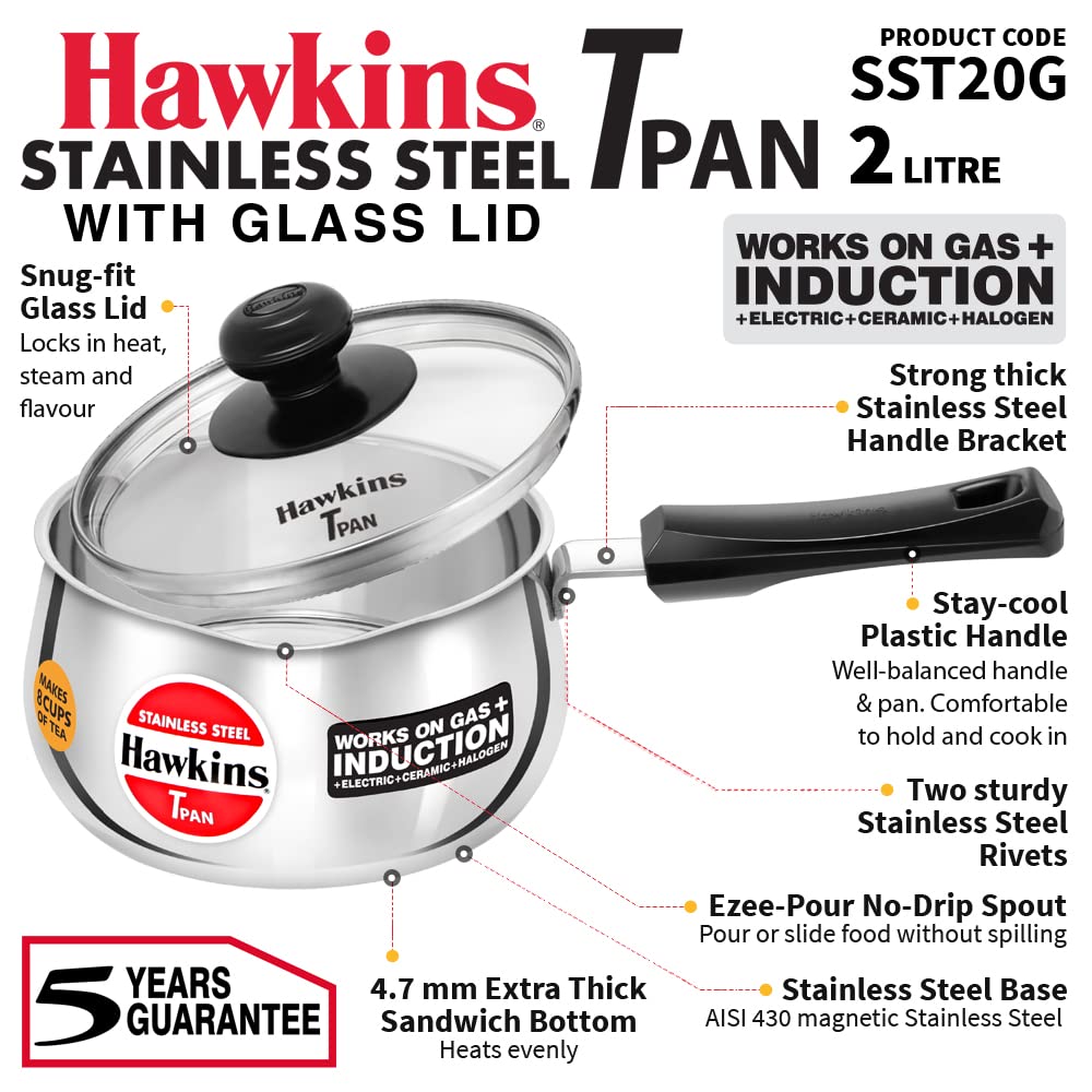 Hawkins Stainless Steel T-Pan