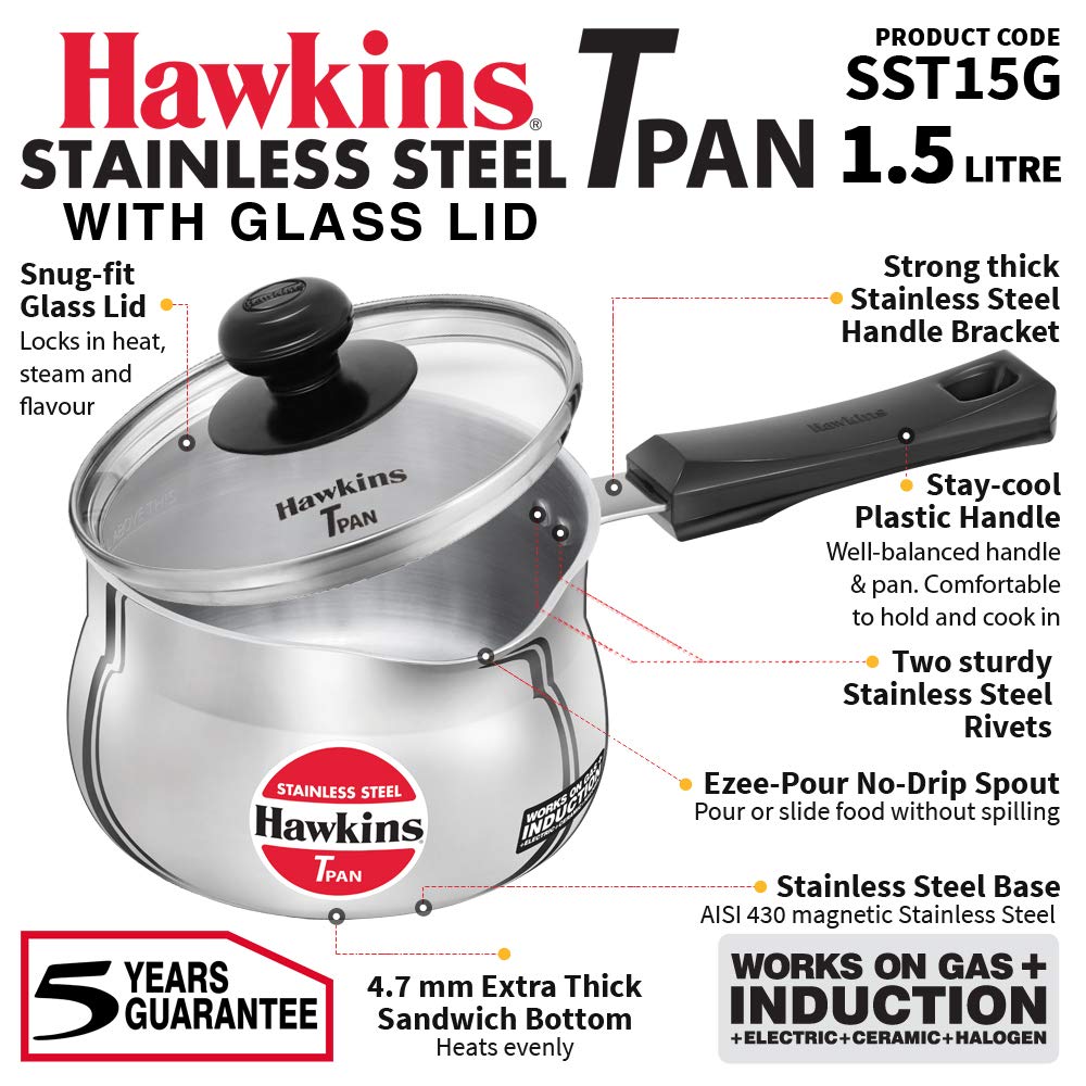 Hawkins Stainless Steel T-Pan