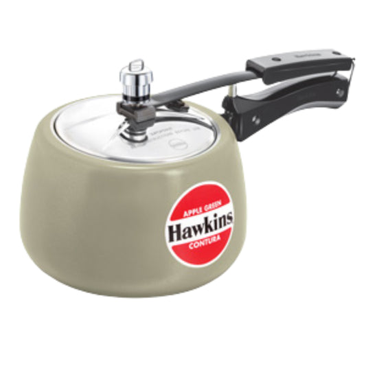Hawkins Ceramic Coated Contura Pressure Cooker - Apple Green