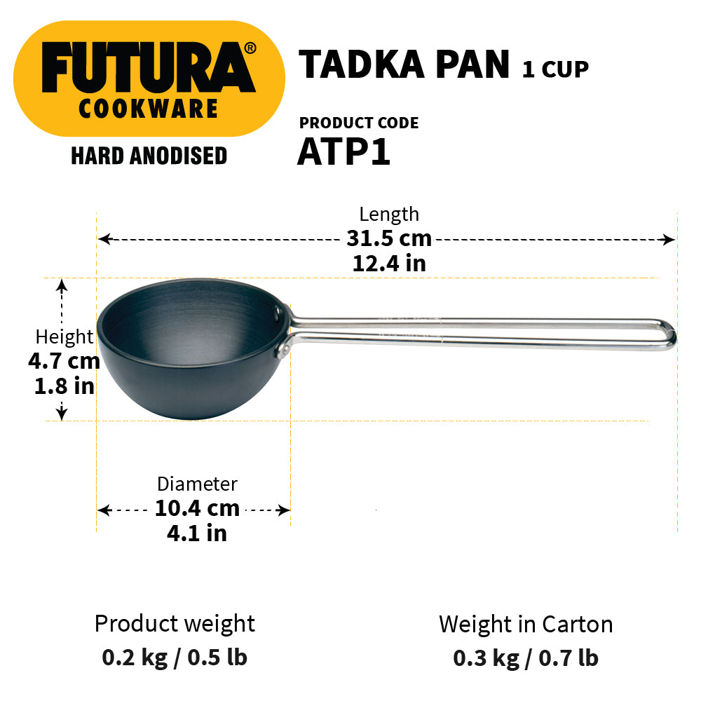 Futura Hard Anodised Spice Heating Pan