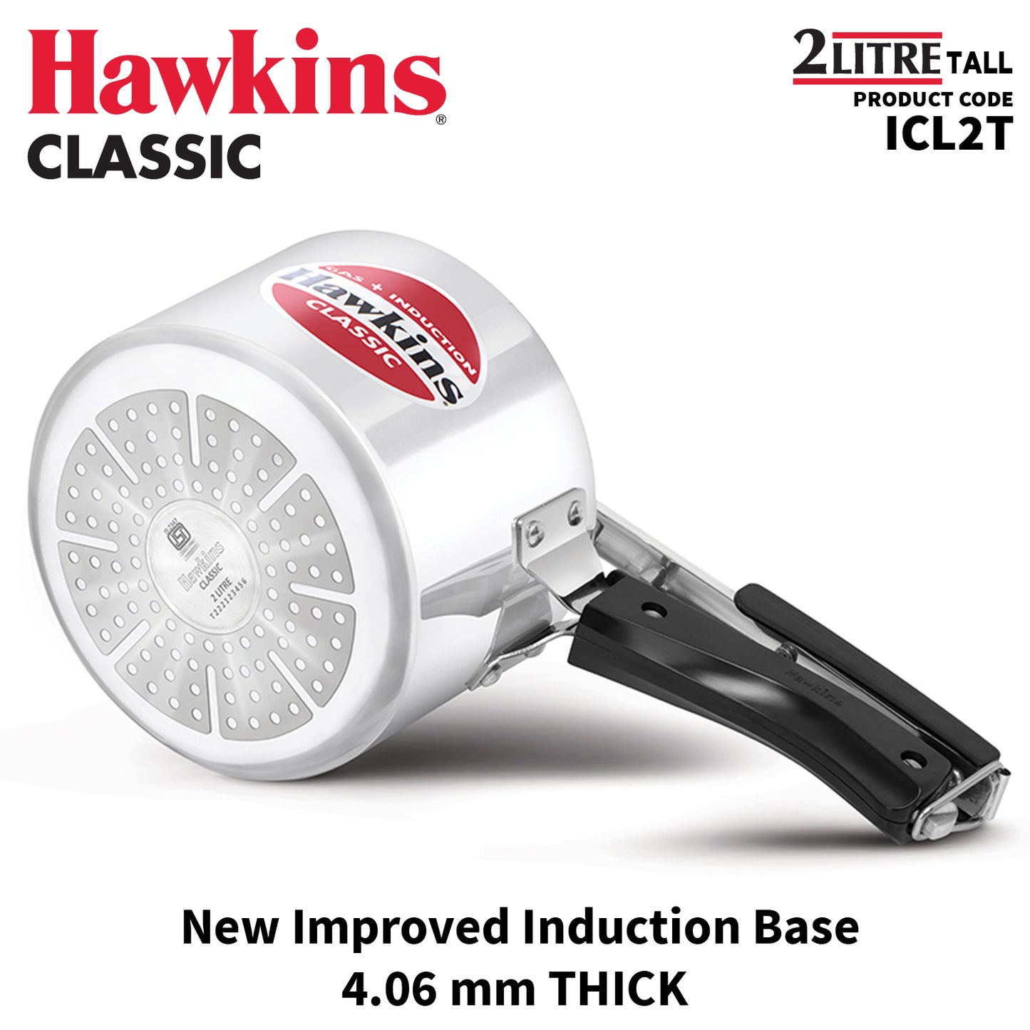 Hawkins Induction Compatible Classic Pressure Cooker