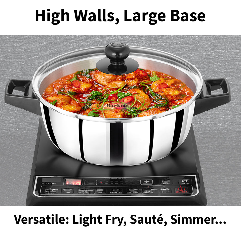 Hawkins Stainless Steel Casserole Pot