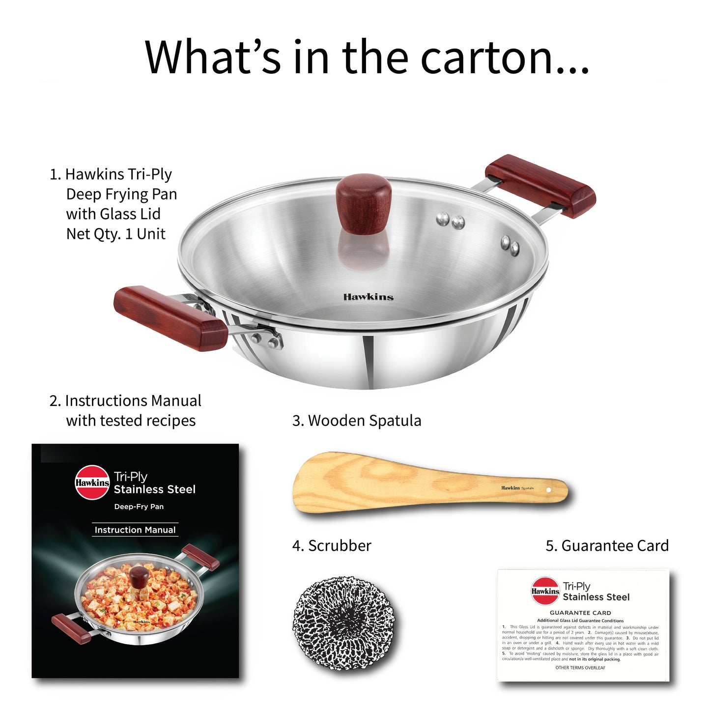 Hawkins Tri-Ply Deep Fry Pan