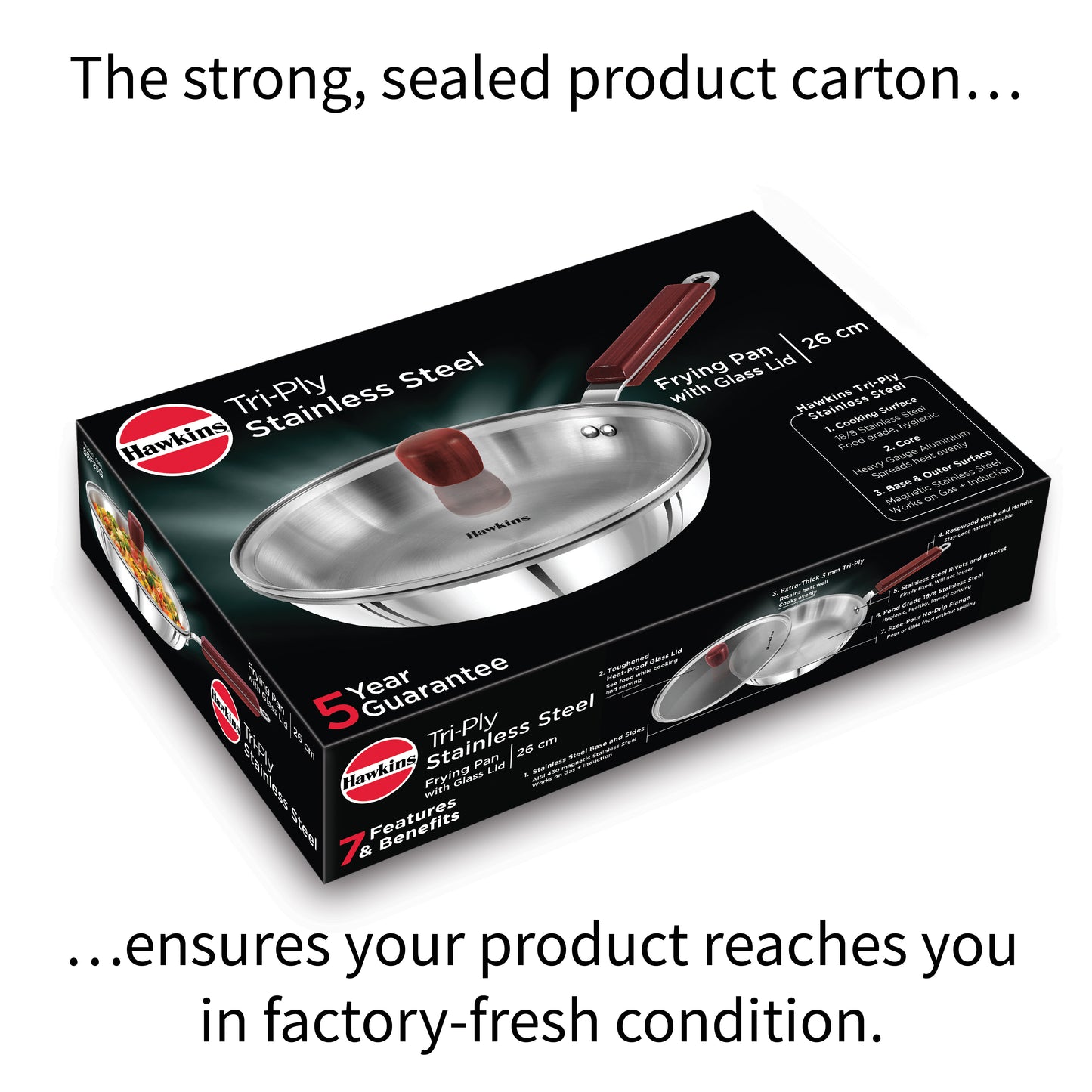 Hawkins Tri-Ply Frying Pan
