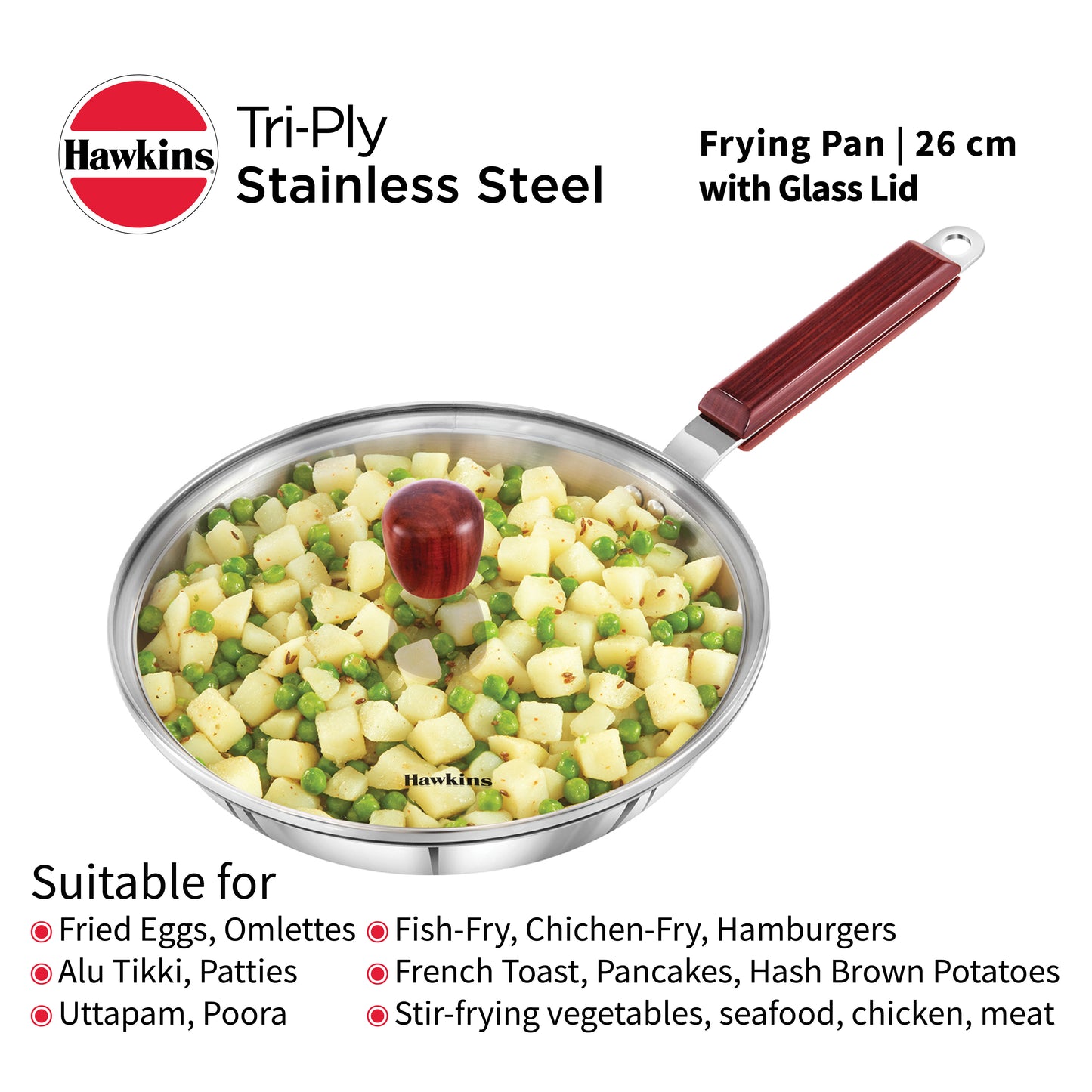 Hawkins Tri-Ply Frying Pan