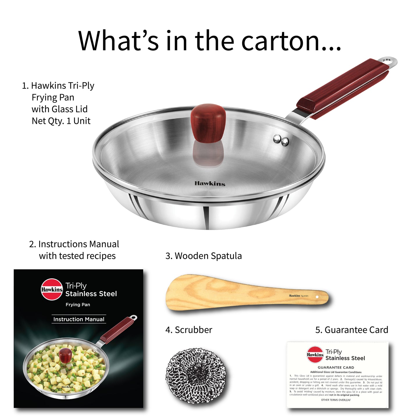 Hawkins Tri-Ply Frying Pan