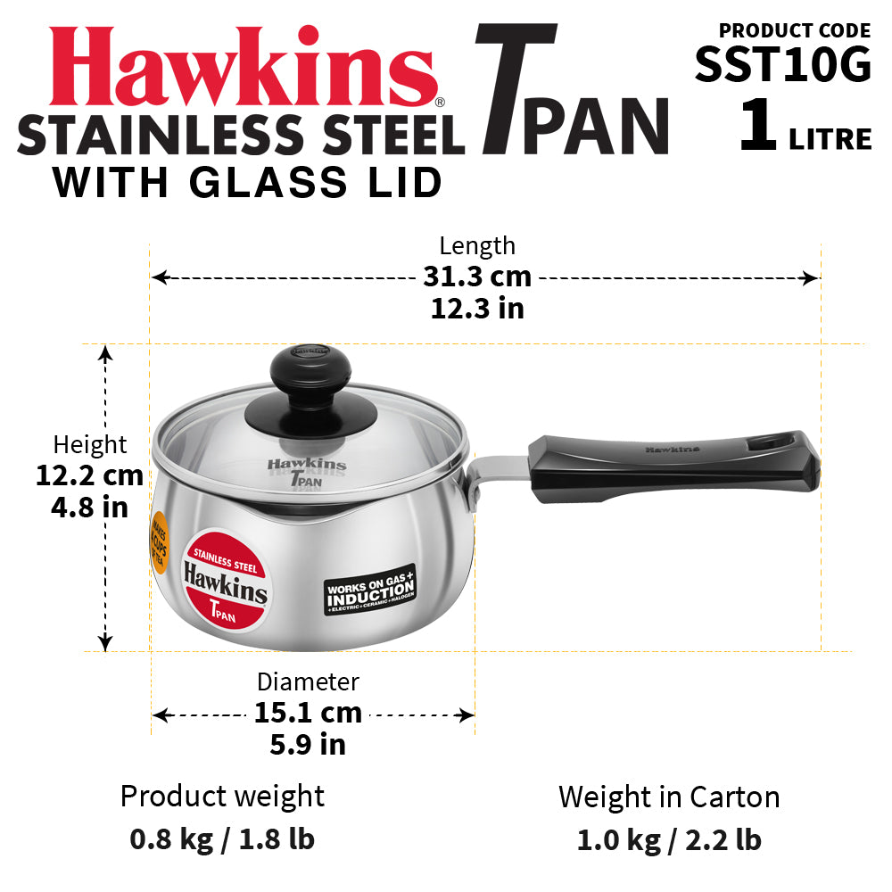 Hawkins Stainless Steel T-Pan