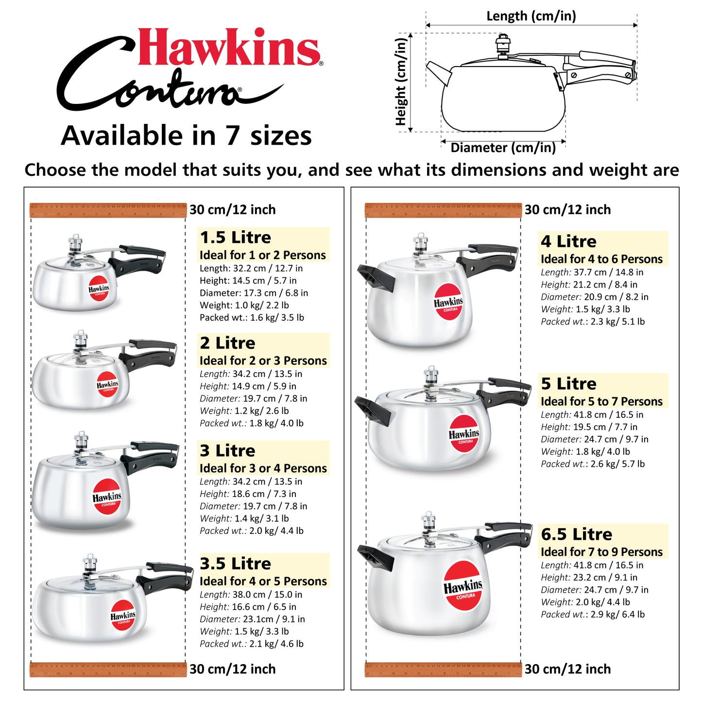 Hawkins Contura Pressure Cooker