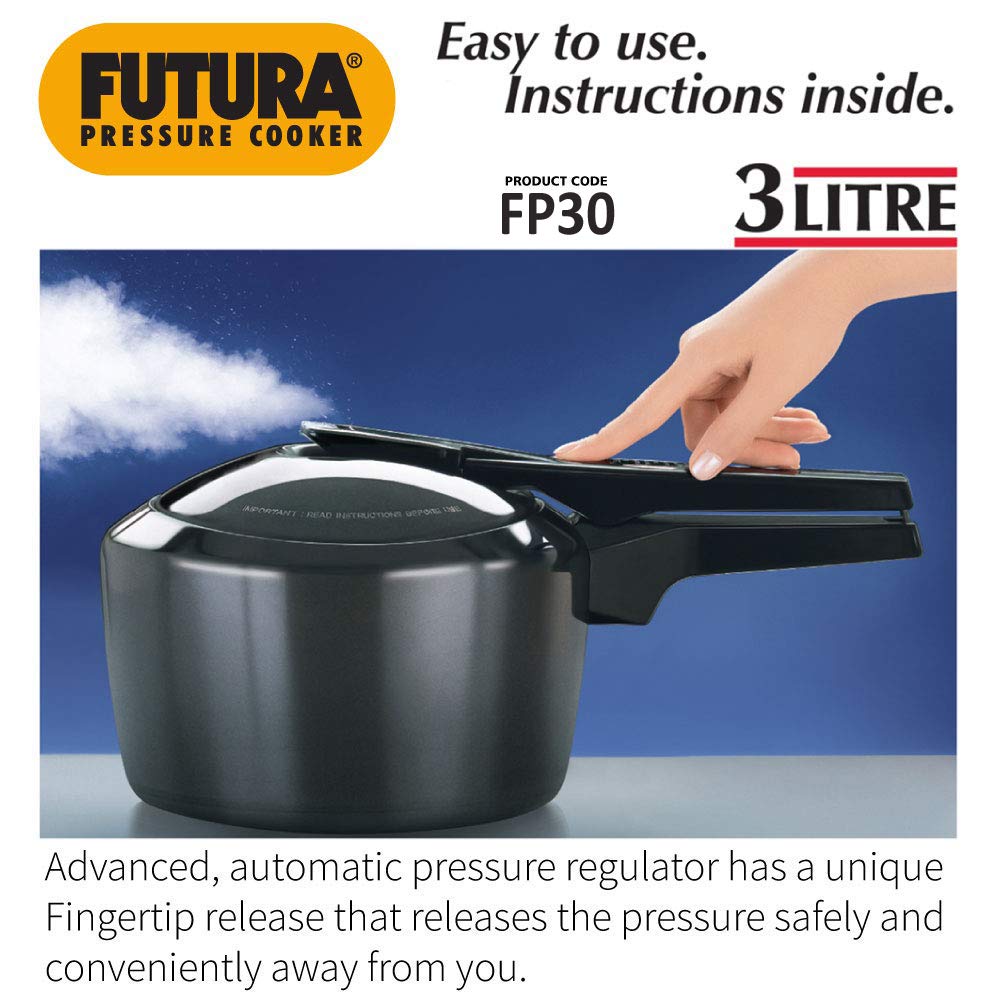 Futura Hard Anodised Pressure Cooker