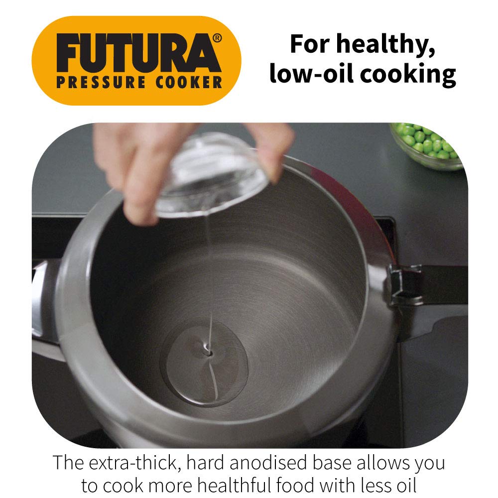 Futura Hard Anodised Pressure Cooker