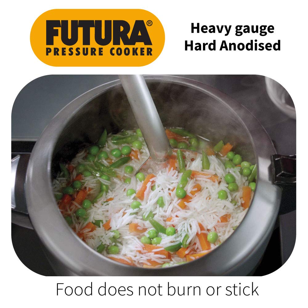 Futura Hard Anodised Pressure Cooker