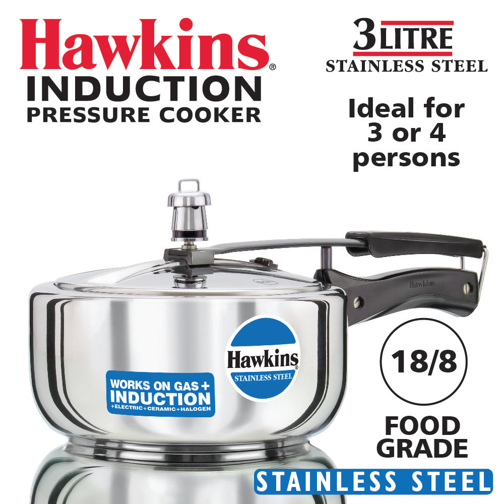 Hawkins Stainless Steel Pressure Cookers – Hawkins Cookers UK (Brought ...