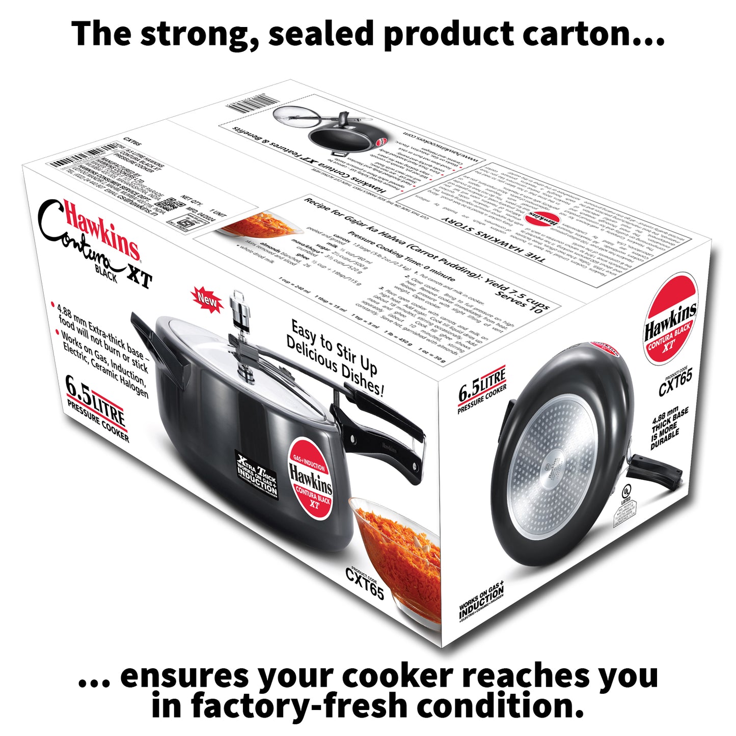 Hawkins Contura Black XT Pressure Cooker