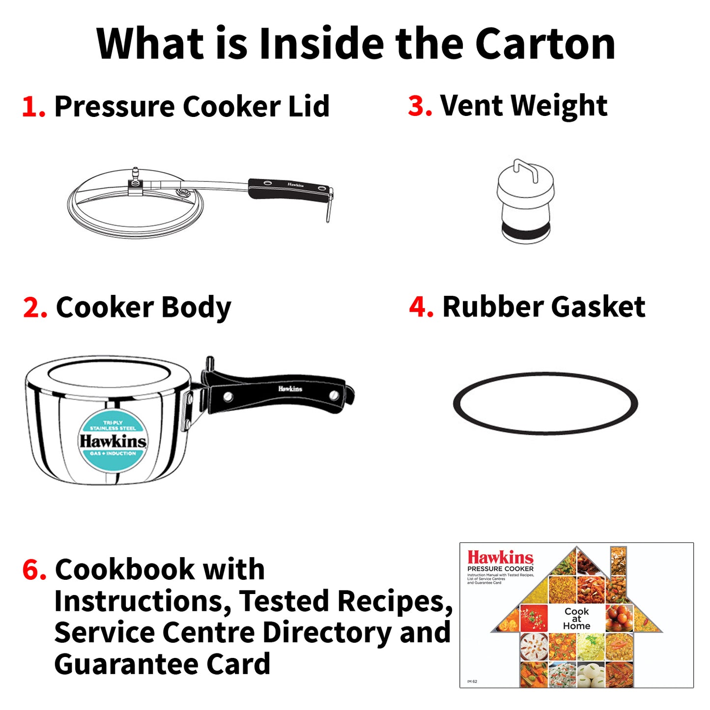 Hawkins Tri-Ply Ventura Pressure Cooker