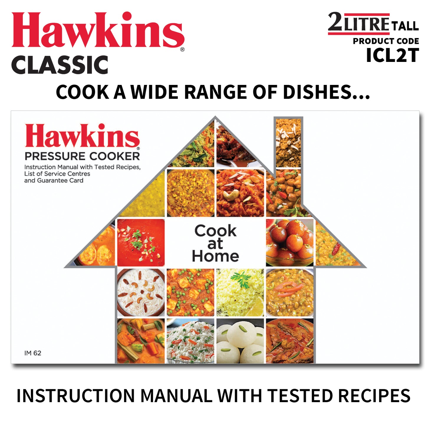Hawkins Induction Compatible Classic Pressure Cooker