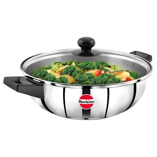 Hawkins Stainless Steel Frying Pan