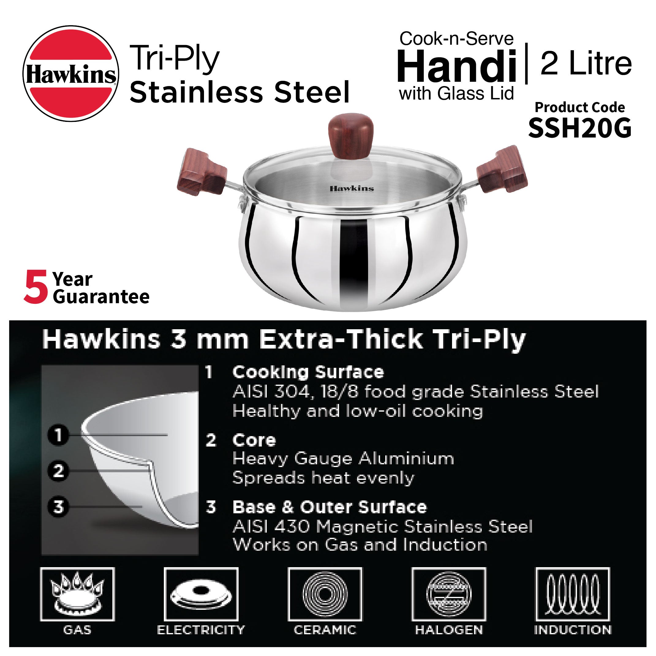 Hawkins handi cooker best sale