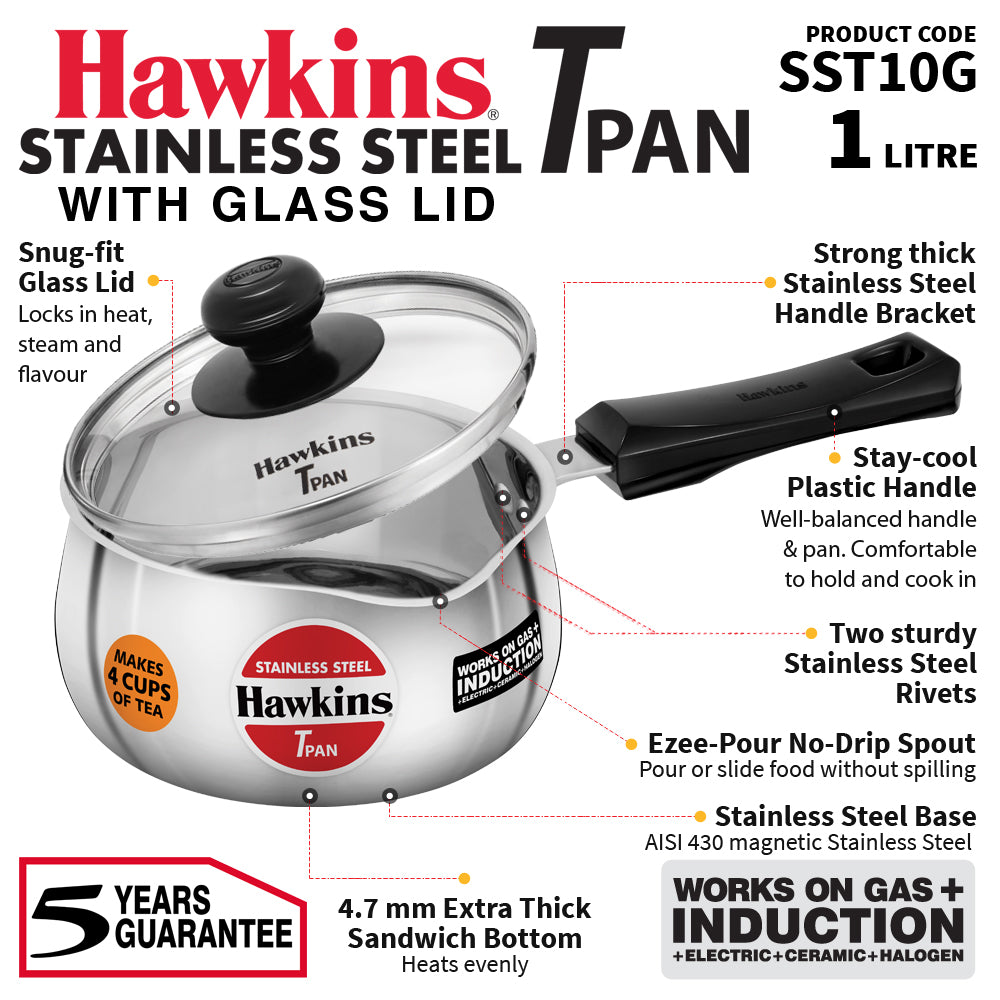 Hawkins Stainless Steel T-Pan